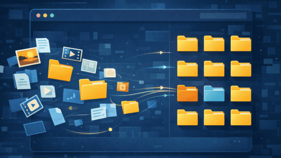 データを整理して保存