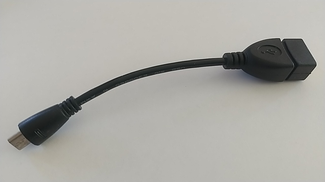 ノーマルなタイプのOTGケーブル