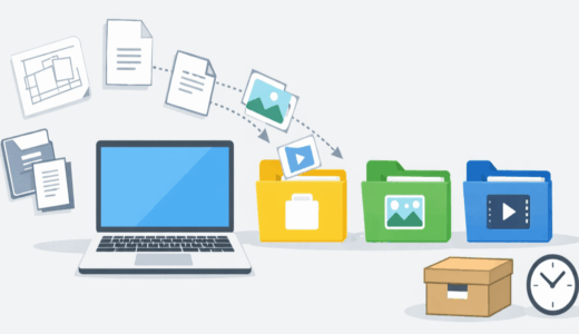 PCデータの分類と長期保存